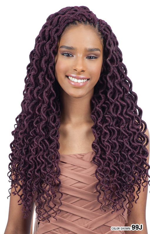 Freetress Synthetic Hair Crochet Braids  Soft Faux Loc Curly 18"