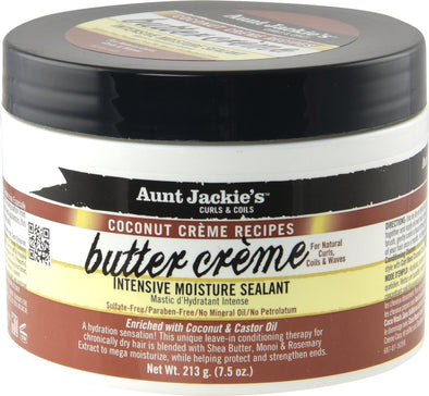 Aunt Jackie's Butter Crème – Intensive Moisture Sealant (7.5oz)