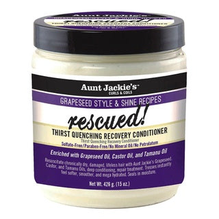 Aunt Jackie’s Grapeseed Rescued Thirst Quenching Recovery Conditioner (15oz)