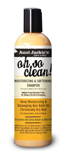 Aunt Jackie's Oh So Clean! - Moisturizing & Softening Shampoo (12oz)
