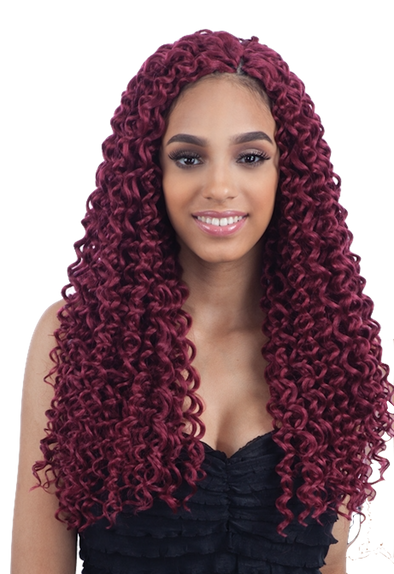 Freetress Synthetic Hair Crochet Braids Beach Curl 18"
