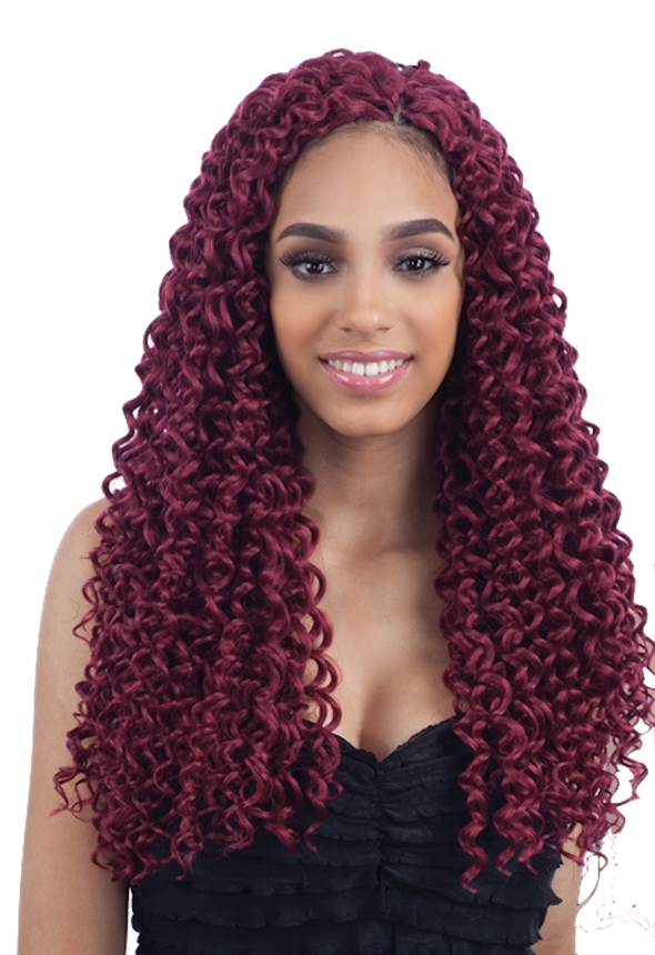 Freetress Synthetic Hair Crochet Braids Beach Curl 18"
