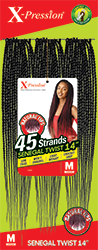 Outre Xpression 45 Strands Senegal Twist Medium 14"