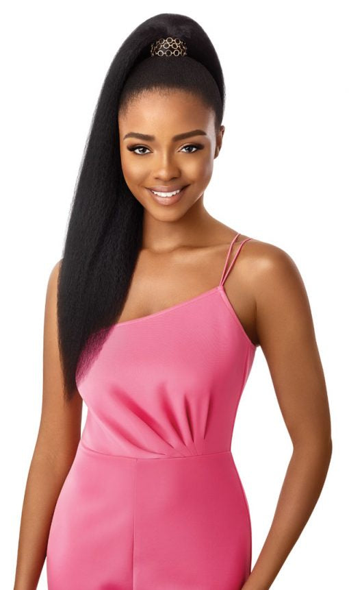 Outre Quick Wrap Ponytail - Jumbo Kinky Straight 24"