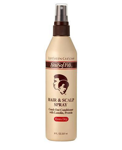 Sta Sof Fro Hair and Scalp Spray Comb Out Conditioner Extra Dry 8fl