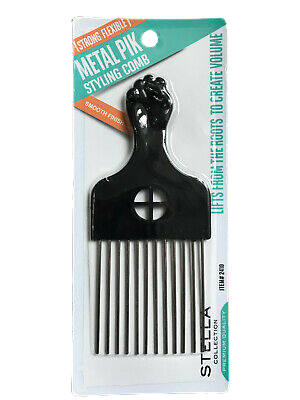 Stella Collection Strong Flexible Metal Pik Styling Comb